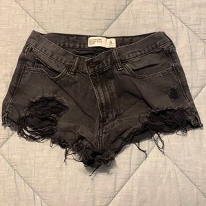 Black Jean Shorts!